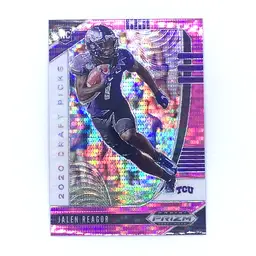 2020 Prizm Draft Picks Pink Pulsar Jalen Reagor Eagles RC Rookie