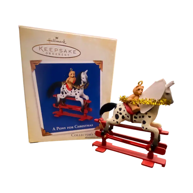 Hallmark Keepsake Ornament: A Pony for Christmas from Collector Series 2005