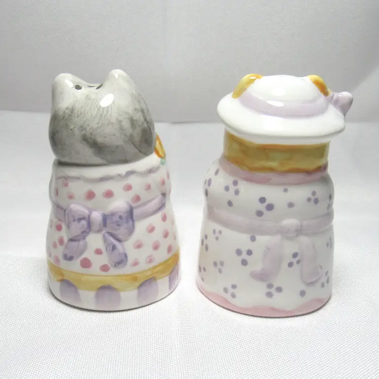 VTG Charming Cats by Current 1993 Salt & Pepper Shaker Set