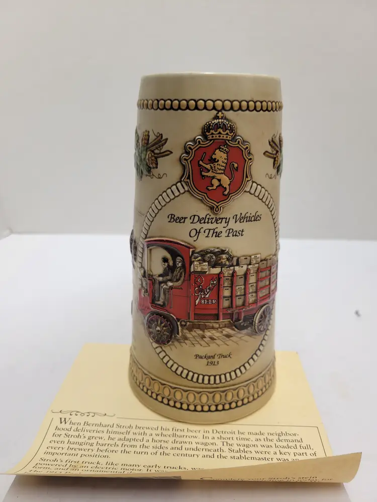 Stroh's Beer Delivery Vehicles Of The Past Packard Truck 1913