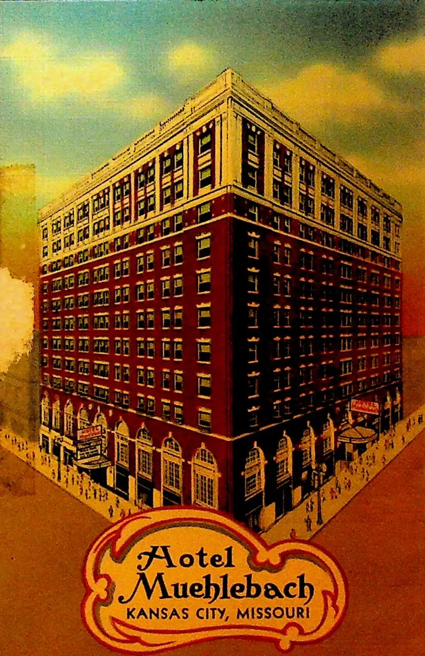 Hotel Muehlebach Postcard Kansas City Missouri