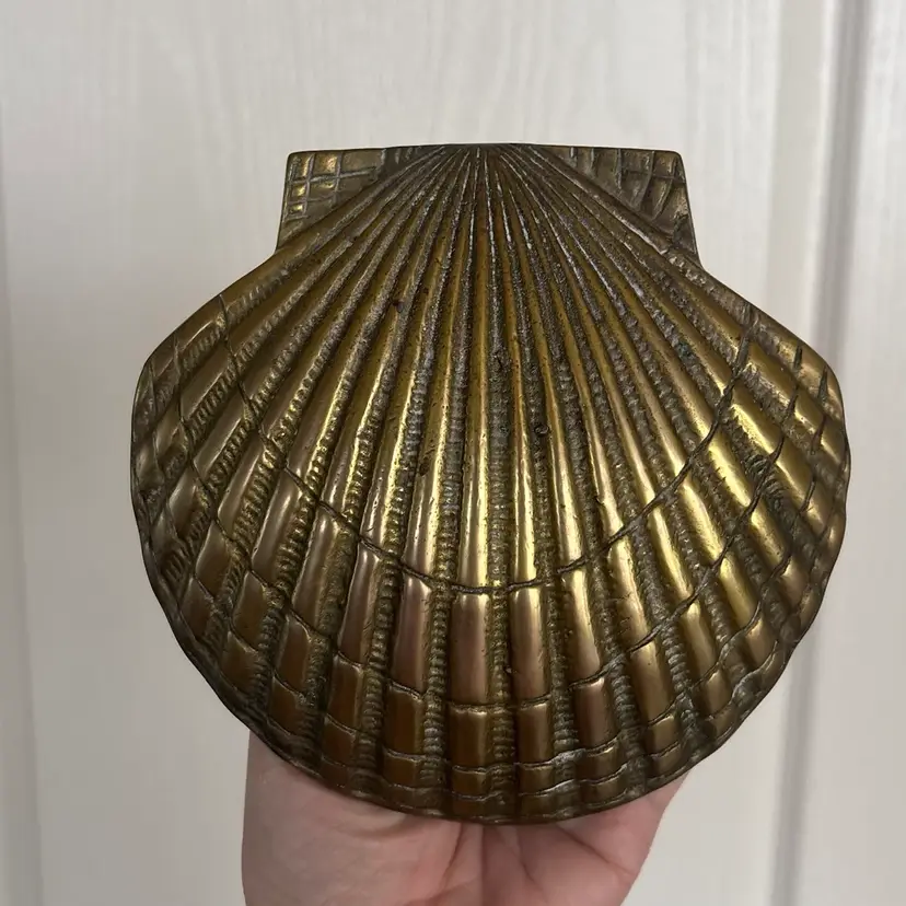 Vintage Penco Brass Scallop Shell Door Knocker