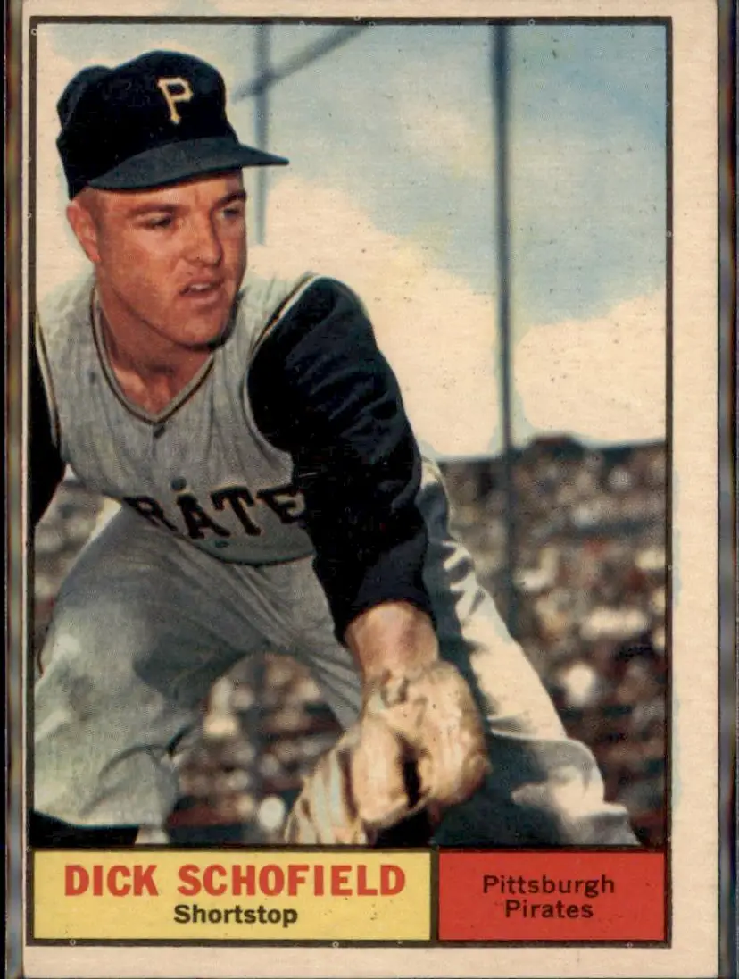 1961 Topps #453 Dick Schofield - ( ) - Pittsburgh Pirates