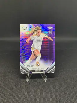 2023-24 Topps Chrome Women's Purple Refractor Sandie Toletti RC /299