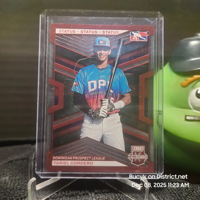 2023 Panini EEE Red - Yariel Cordero Dominican Prospect 135/199