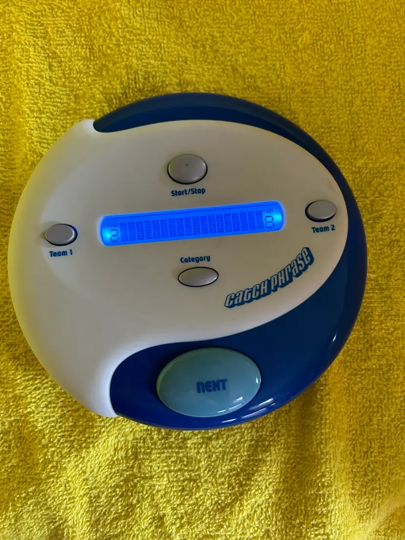 Electronic Catch Phrase Game.