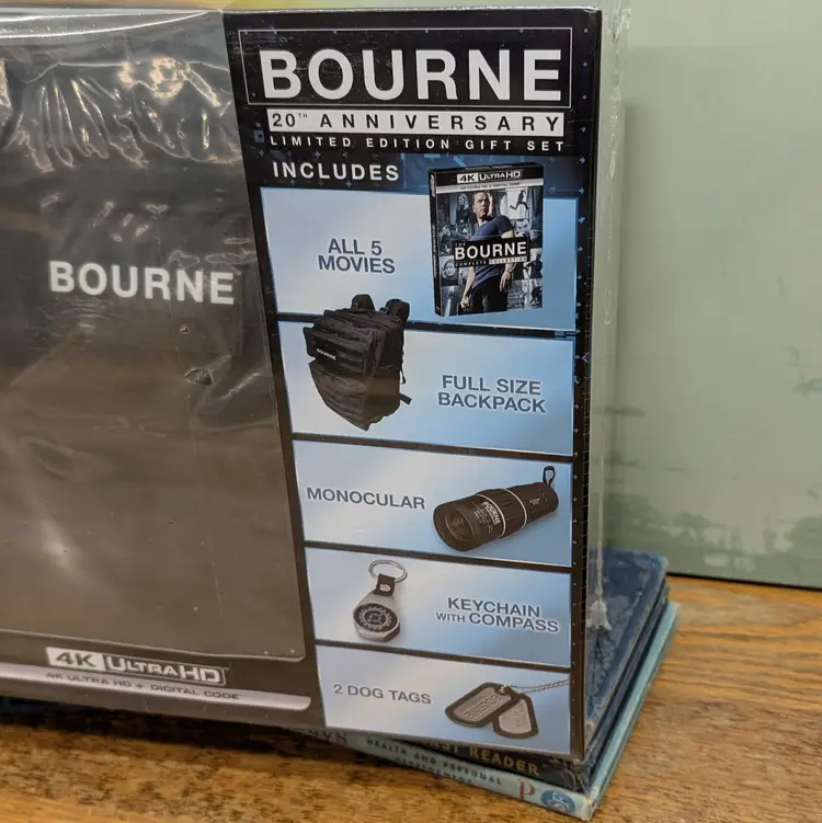 The Bourne Complete DVD Collection - 20th Anniversary Limited Edition (4K+Digital) NEW