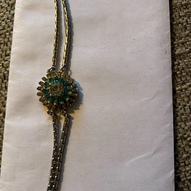 Vintage Light Blue Rhinestone Bracelet