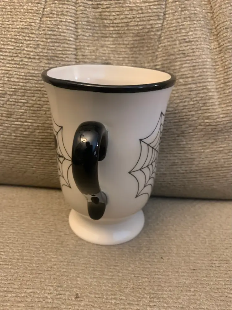 Spider Web Mug 4 X 3 1/4 X 4 3/4 Inches