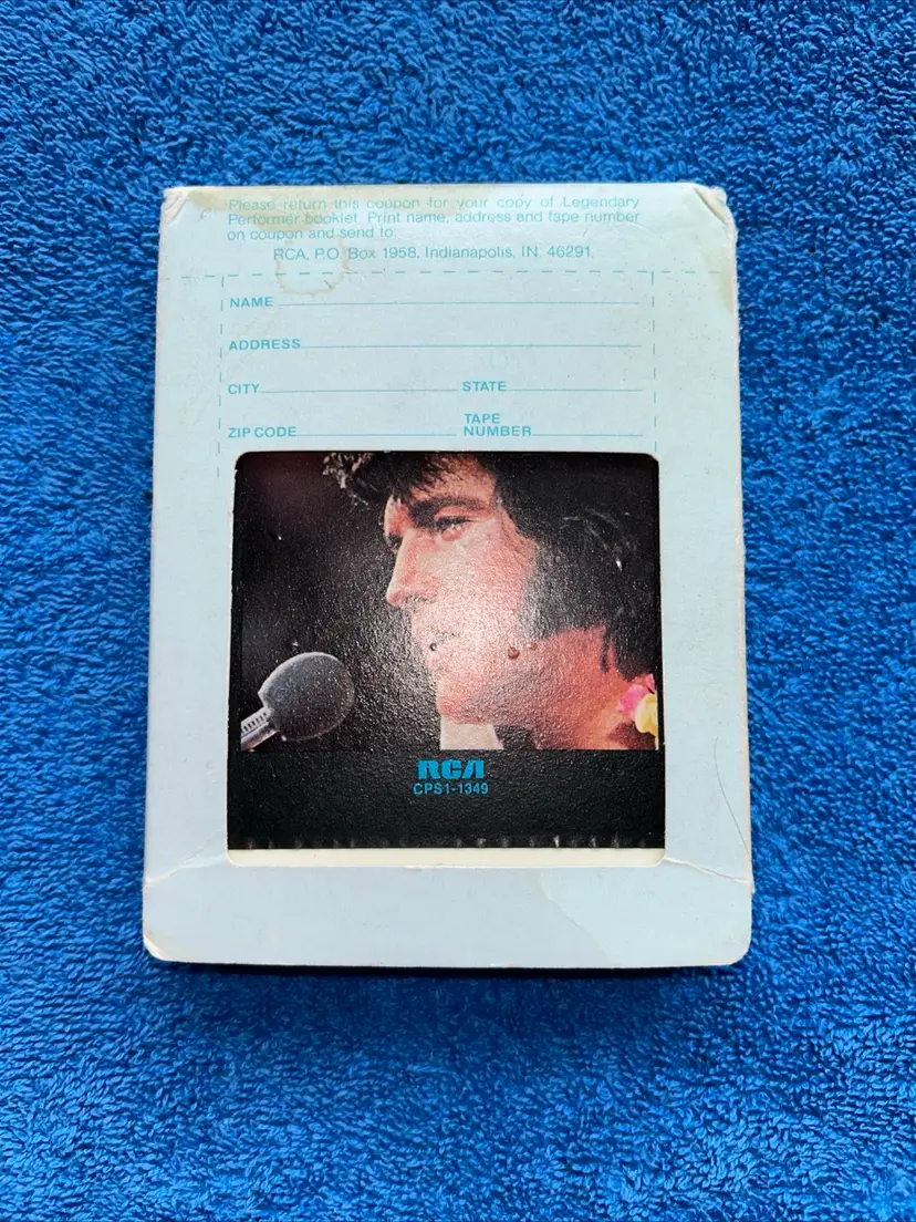 8-TRACK TAPE:  "ELVIS, A LEGENDARY PERFORMER, VOL 2" ~ WITH BOX SLEEVE