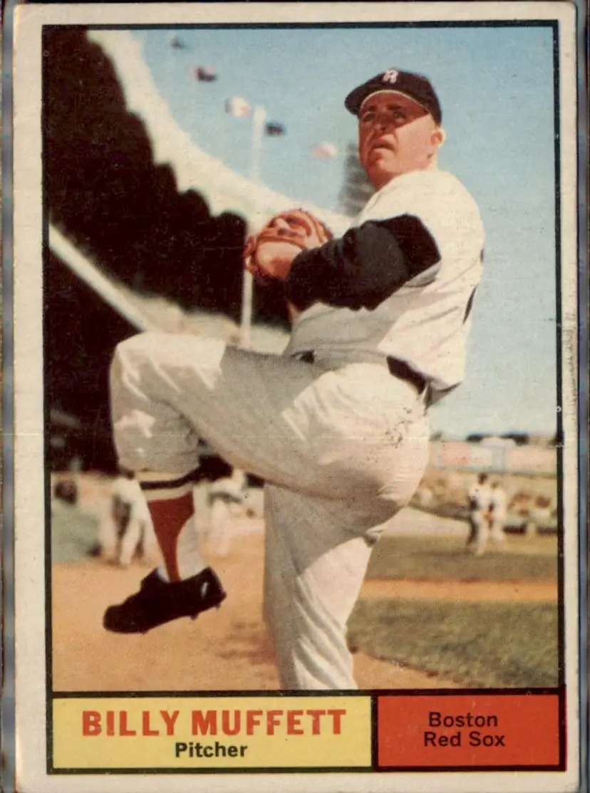 1961 Topps #16 Billy Muffett - ( ) - Boston Red Sox