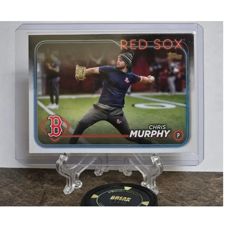 2024 Topps Series 1 Chris Murphy Golden Mirror Image Variation SSP-RC- Baseball Boston Red Sox