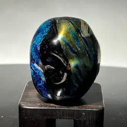 Randy Strong Dichroic Glass Paperweight
