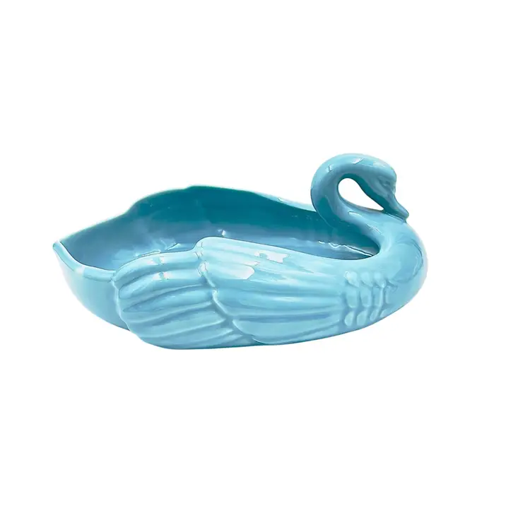 VINTAGE SWAN 
CONSOLE  PLANTER 
By California Pottery USA