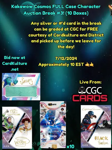 Cosmos Case CGC Graded Hits Reveal