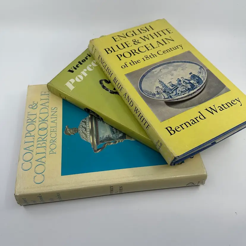 English, Victorian, Coalport & Coalbrookdale Porcelains Reference Book Lot