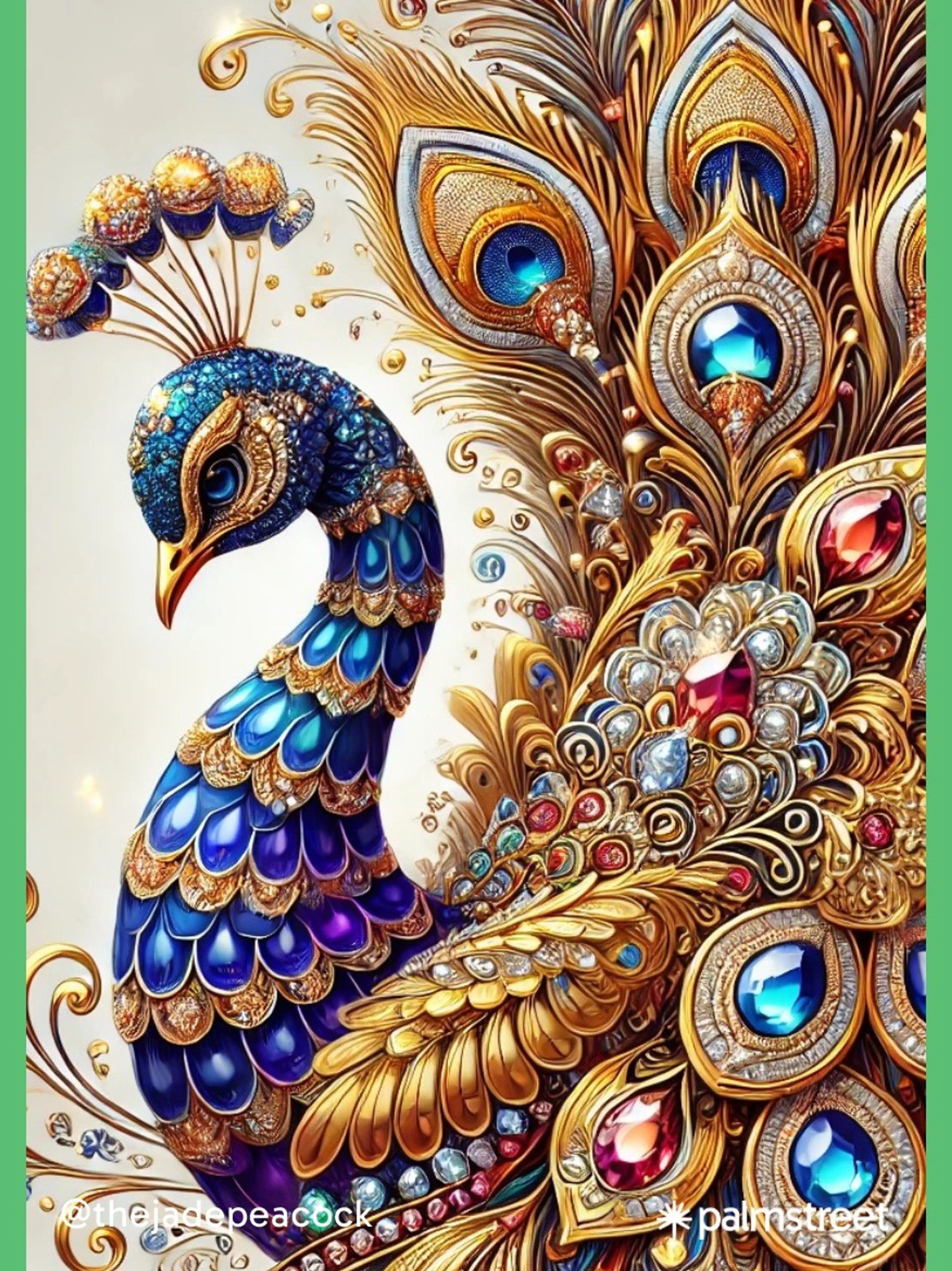 Saturday Night with Peacock!!! Jewels and Crystals