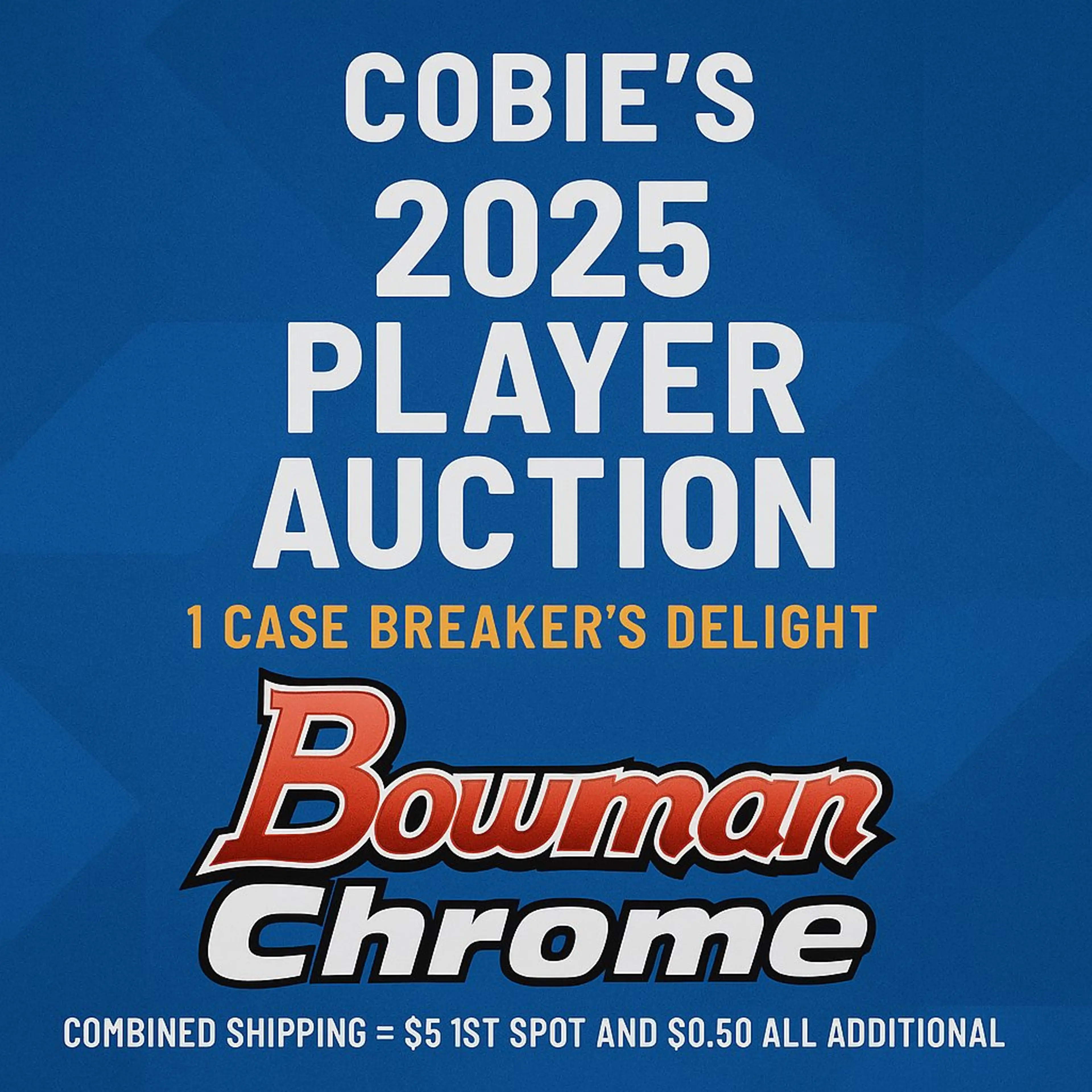 Tyler Locklear - Rookie Seattle Mariners - 2025 Bowman Chrome Breaker's Delight Case - Cobie's Pick Your Player Rip #1!