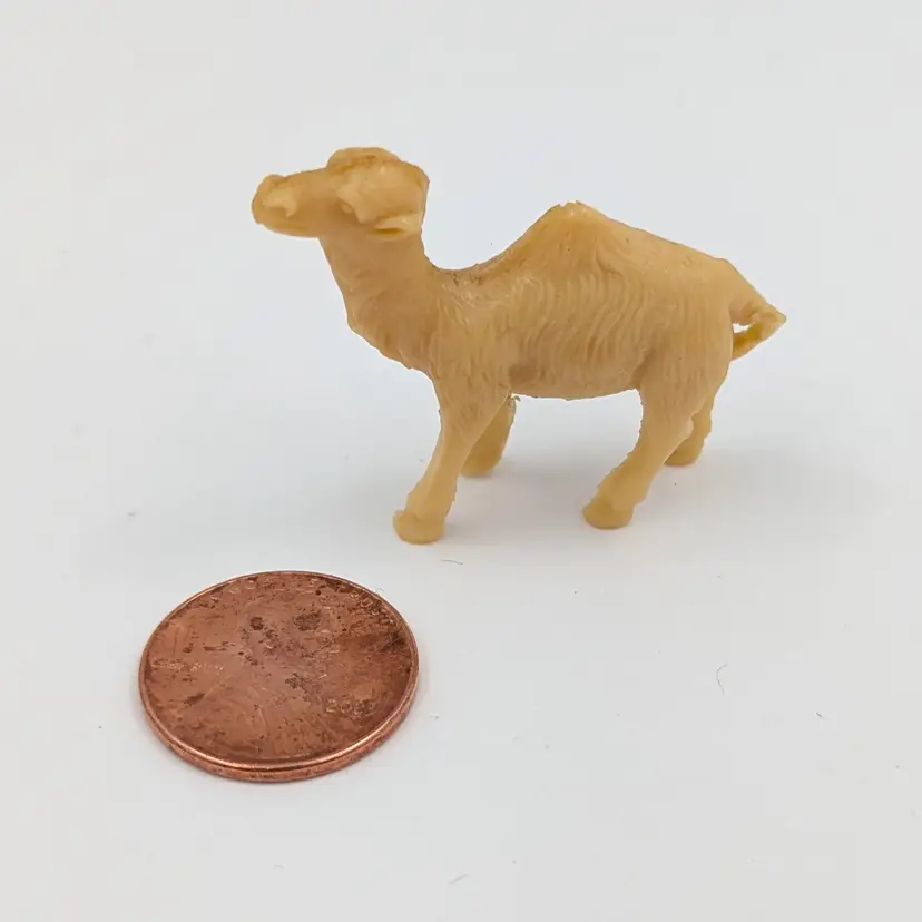 Miniature Vintage Plastic Camel Figure