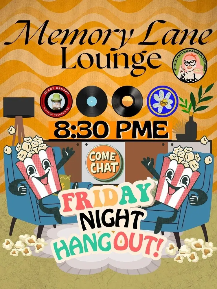 Friday Night Hang Out! Games, Vintage Vinyl Album Covers Chat & Collection Share! 