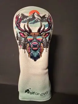 Color Drip Fairway Wood Headcover - Elk