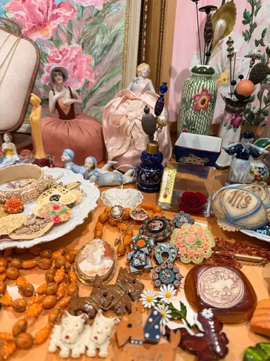 Jewelry Galore! Sterling, Micros, Celluloid And More!