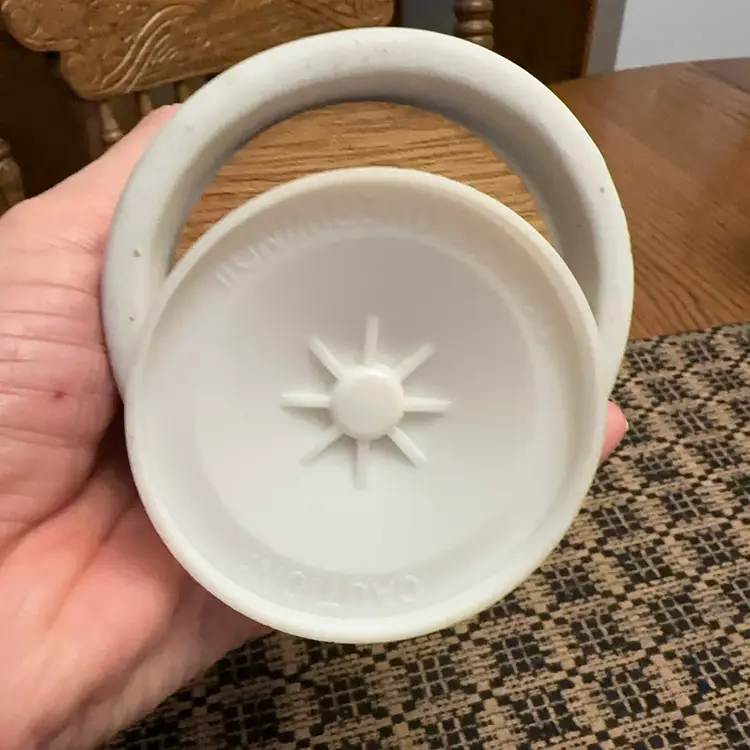 Vintage Birds Rotating Music Box Hand Painted Figurine.