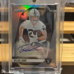 2024 Panini Prizm Silver, Dylan Laube Rookie Autograph
