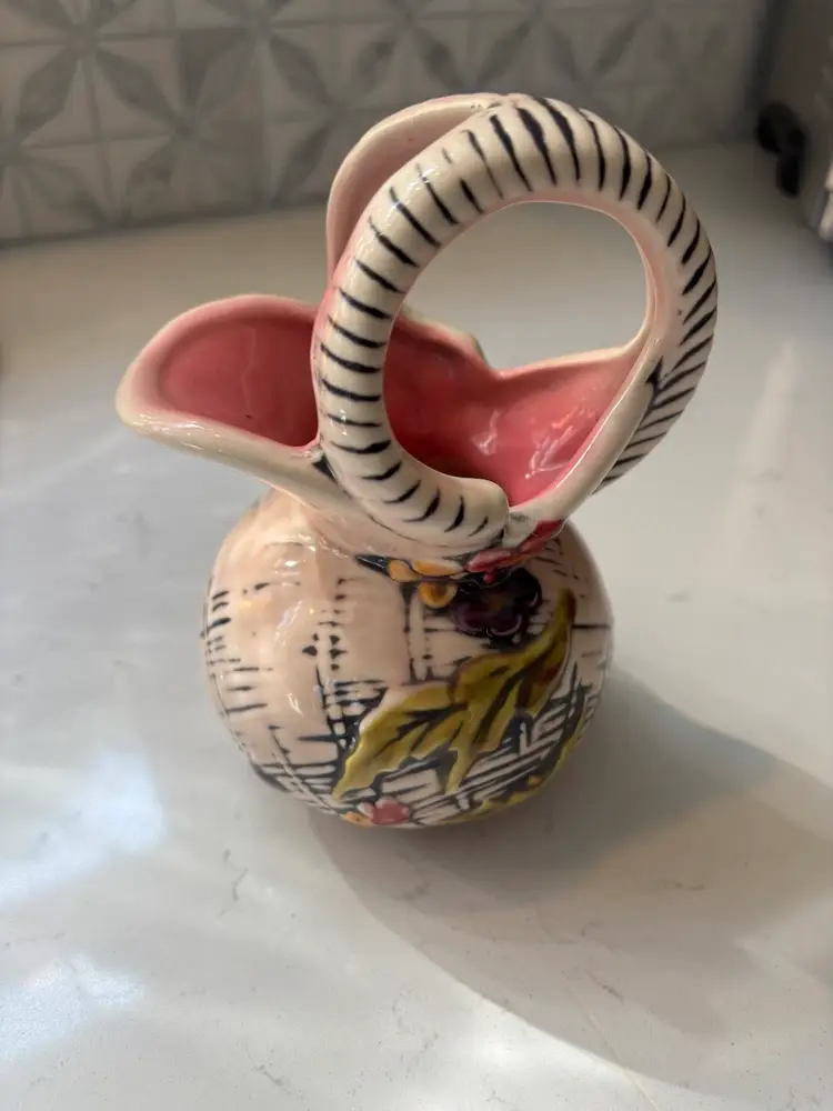 Vintage MCM Hull Blossom Flite Honey Jug