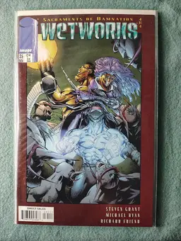 1997 Wetworks #35 Sacraments of Damnation Cover 1st Print Direct Edition