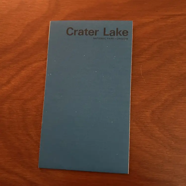 Vintage Crater Lake Ephemera Lot 50s Matchbook Bear Warning Pamphlets Brochure