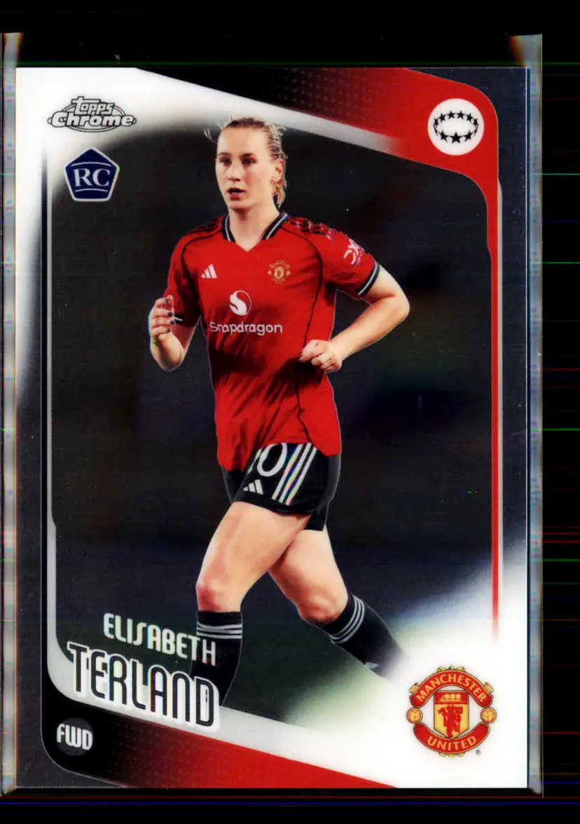 Elisabeth Terland 2025-26 Topps Chrome UEFA Women's Champions League #71 - (145) - Manchester United
