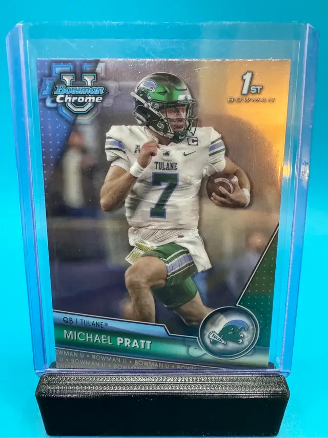 Michael Pratt 1st Bowman Chrome U Green Bay Packers
