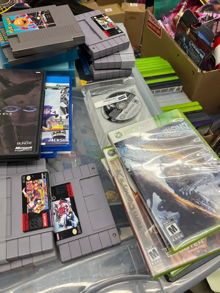 Video Games! SNES. NES. Xbox. 