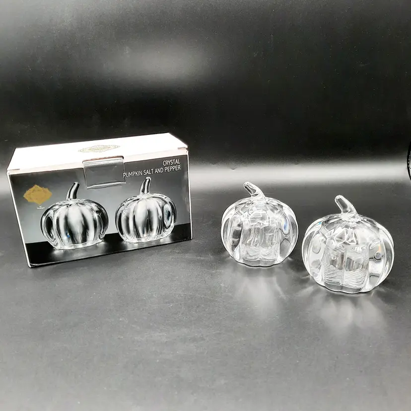 Shannon Crystal by Godinger Crystal Salt & Pepper Shakers