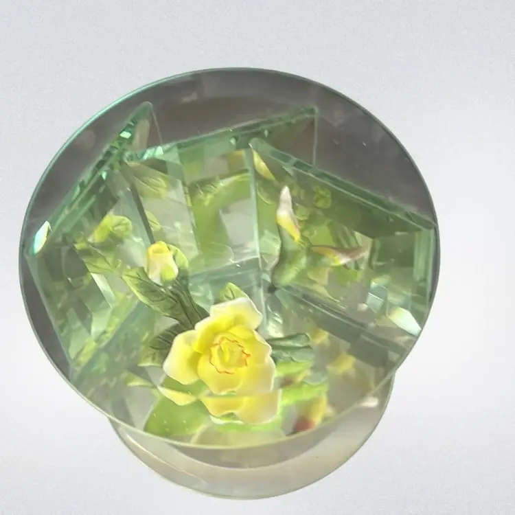 Glass Hummingbird Diorama