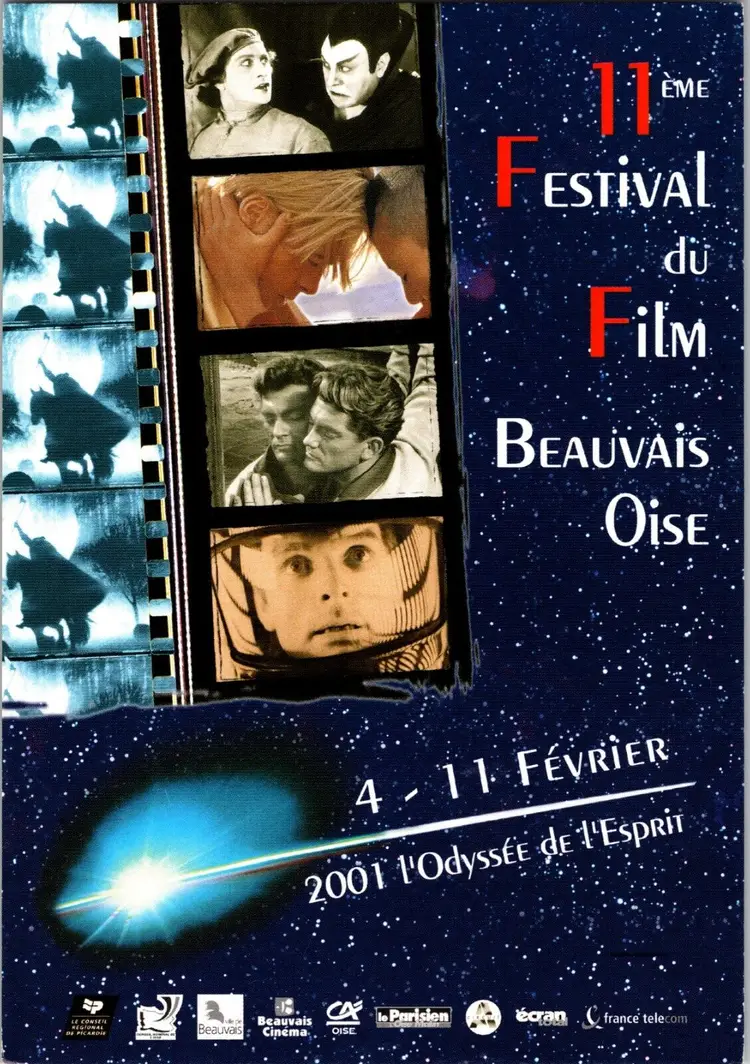 Postcard 2001 A Space Odyssey Movie Beauvais Film Festival France Astronomy - 2475