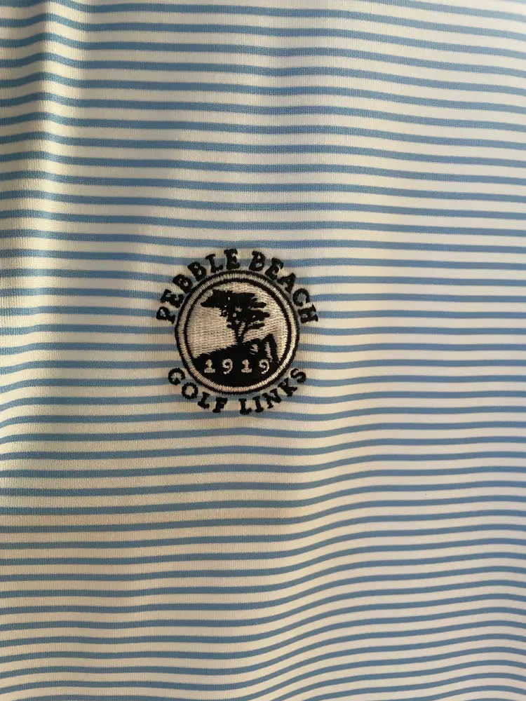 Mens Nike Golf Shirt XXL - Pebble Beach Logo