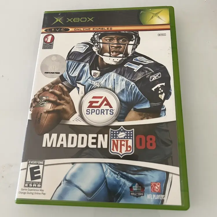 Madden NFL 08 Xbox Video Game 2007 Complete With Manual Tested CIB
