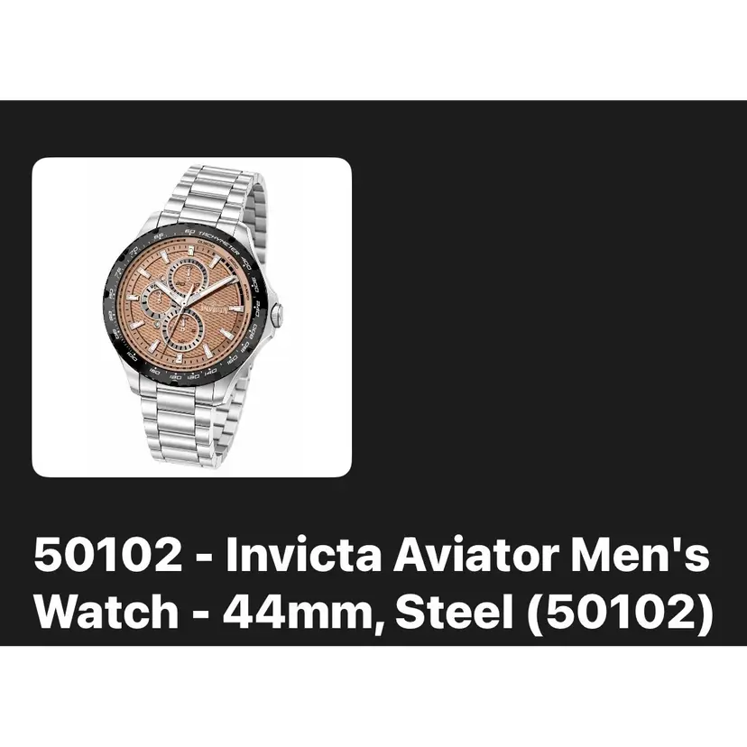 Invicta Aviator Men's Watch - 44mm, Steel