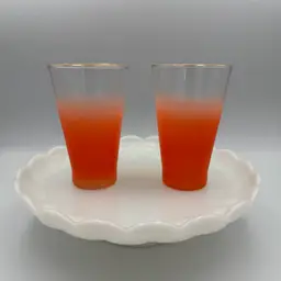 Pair Of 2 Vintage Blendo Ombré Glasses
