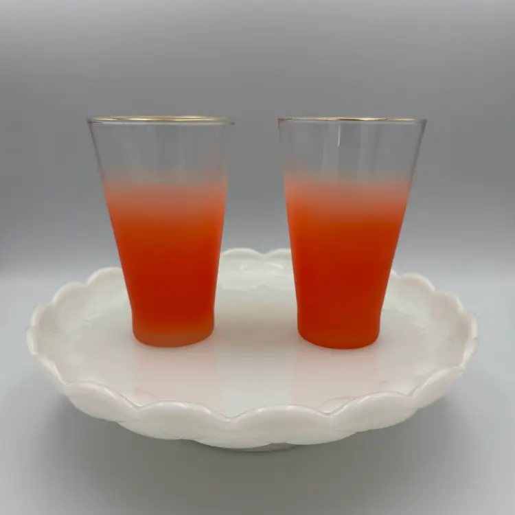 Pair Of 2 Vintage Blendo Ombré Glasses