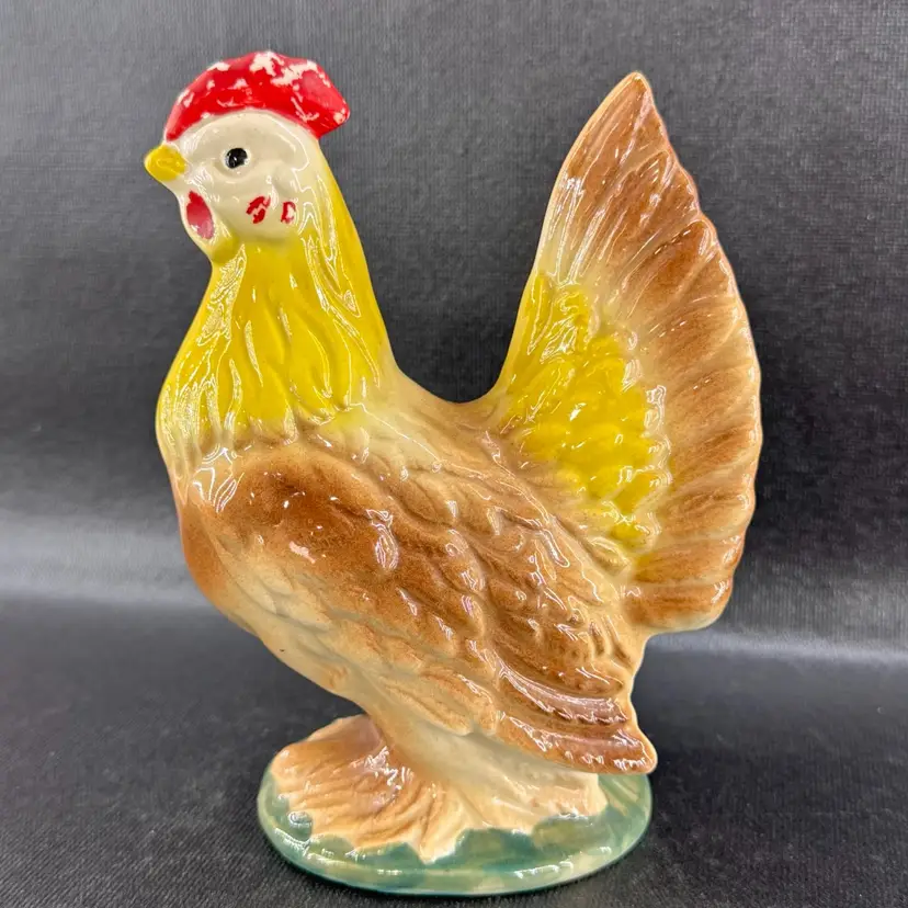 Ceramic Chicken Hen Figurine