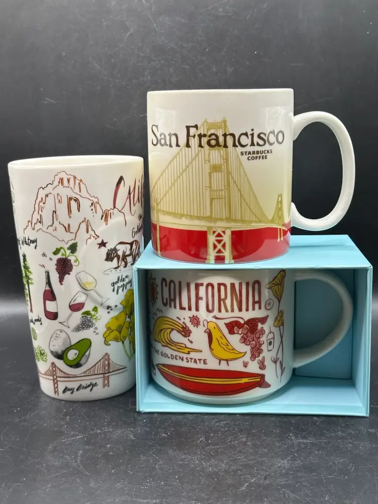 California Starbucks Mug, Roadie And San Francisco