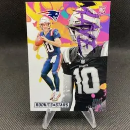 Drake Maye 2024 Panini Rookies & Stars Rookie RC #RE-DME - New England Patriots