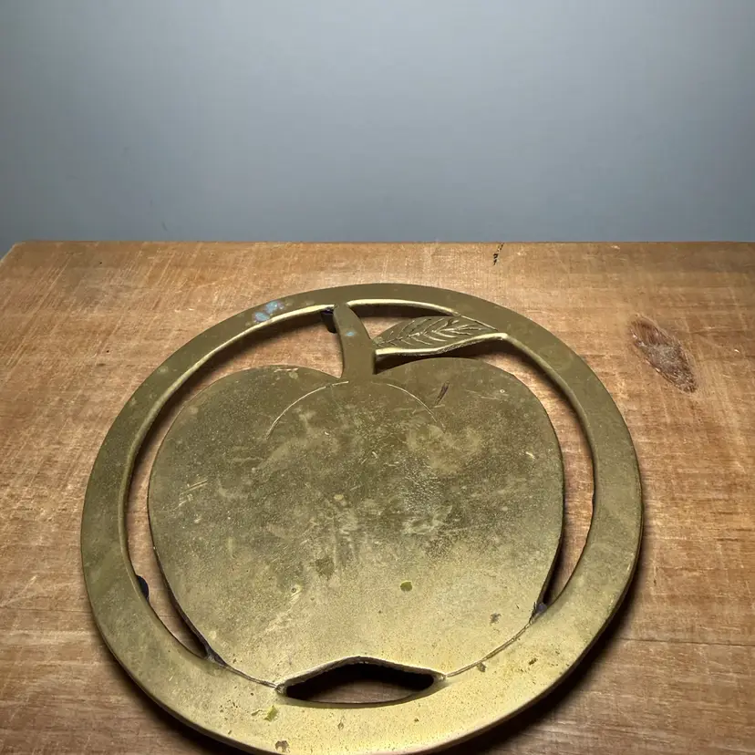 Brass Apple Trivet