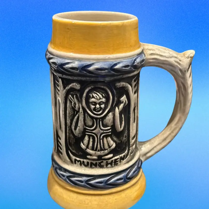 Mini Beer Stein West Germany Munchen Hofbrauhaus