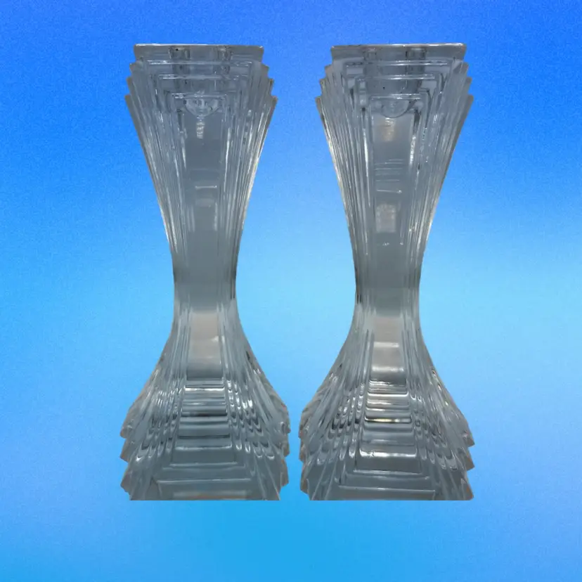 A02 Art Deco Style Candle Holders