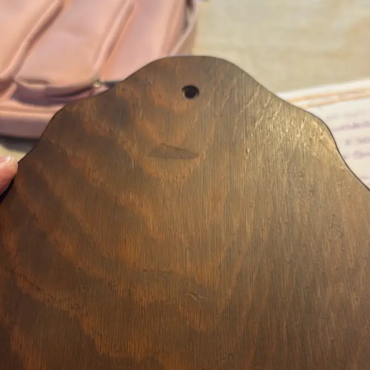 Wooden Wall VTG For Mail And Keys 15 Inches High Wonderful Condition With Beautiful Friendship Saying *free Shipping*