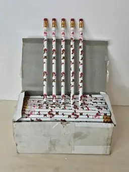 Lot of 150 Vintage State Farm Insurance Unsharpened Wood Pencils Insurabear 70s 80s